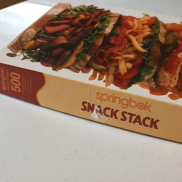 500 piece Springbok Snack Stack Jigsaw Puzzle - Picture 2 of 2